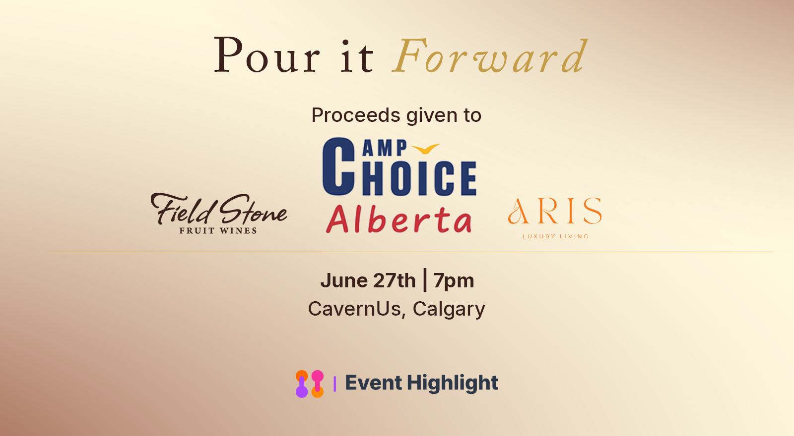 Pour it forward